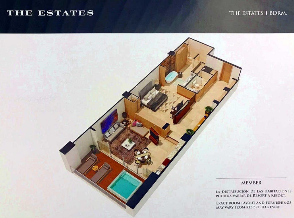The Estates at Grand Luxxe Residence - 1 Bedroom Floor Plan
